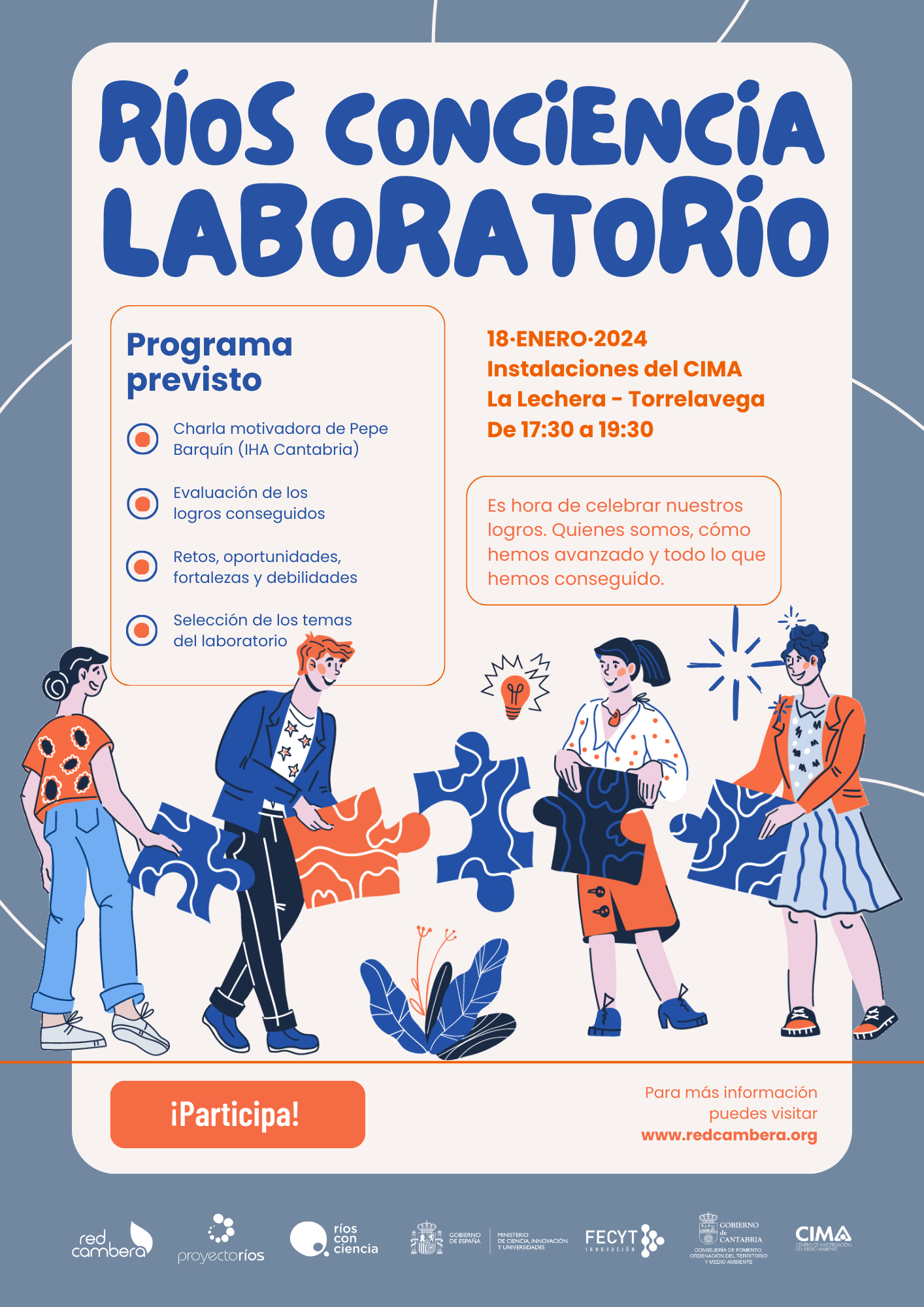 Red Cambera presenta el laboratorio RiosConCiencia